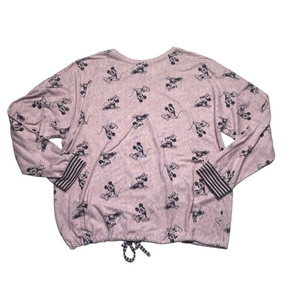 Disney Pajama Loungewear Set Mickey Minnie Mouse Soft Pink Women’s Sz XL - Picture 5 of 16